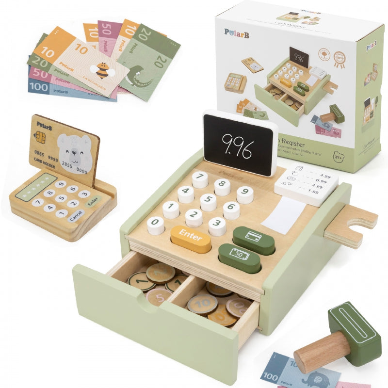 PolarB houten kassa groen