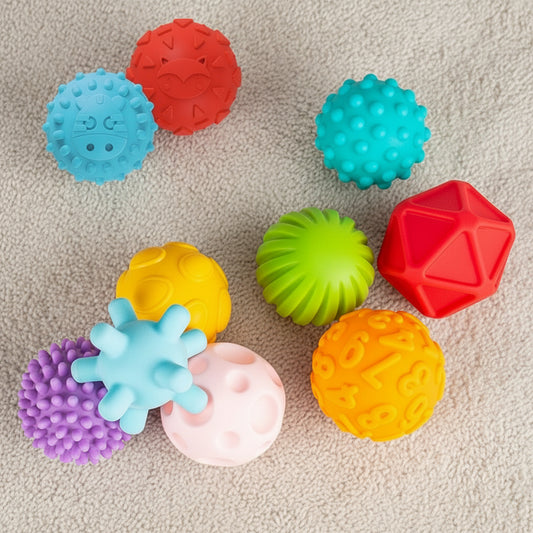 WOOPIE BABY sensorische knijpblokken 8 stuks