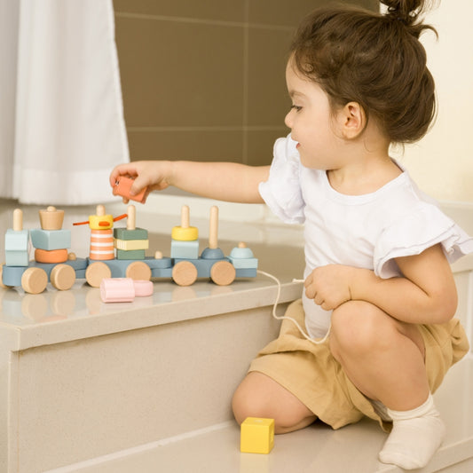 CLASSIC WORLD montessori ocean railway houten puzzel