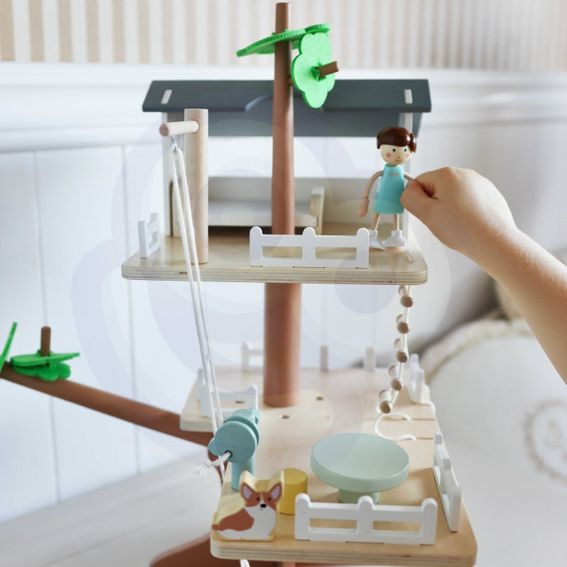 CLASSIC WORLD houten boomhut 31 stuks