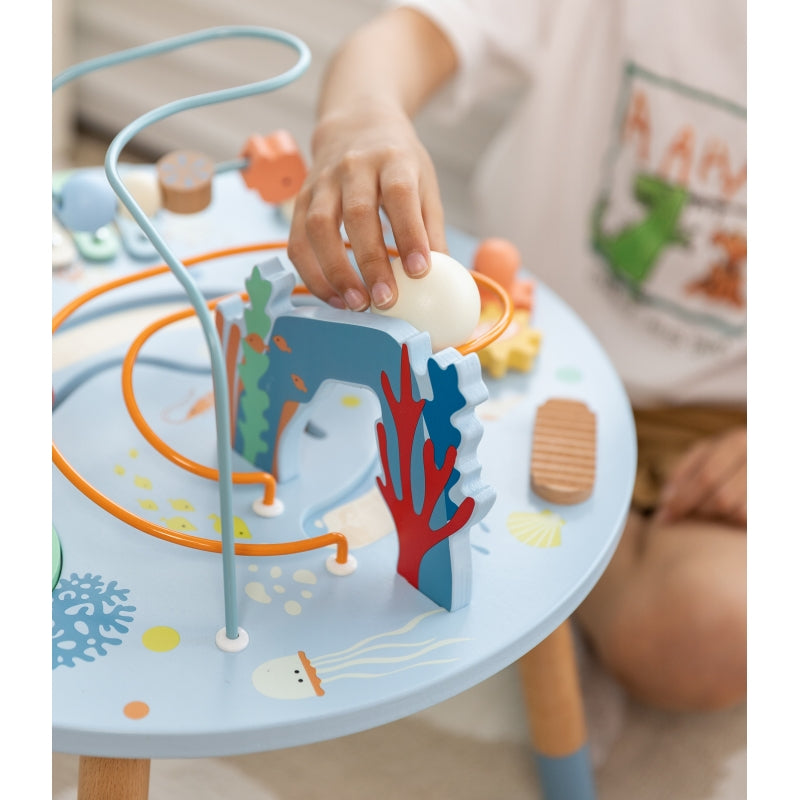 CLASSIC WORLD houten activiteitentafel "Sea Life"