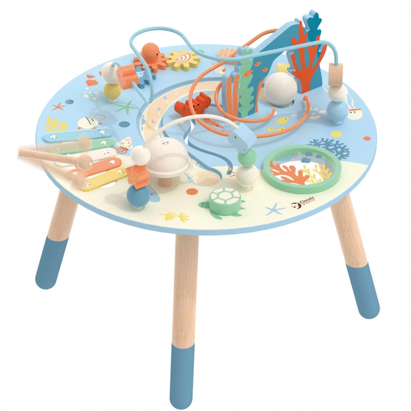 CLASSIC WORLD houten activiteitentafel "Sea Life"