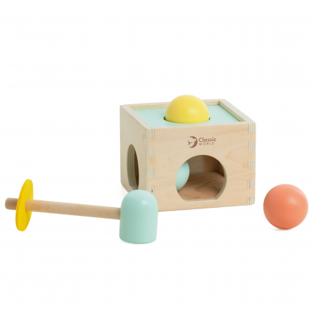 CLASSIC WORLD pastel educatieve box voor kinderen van 6 tot 12 maanden