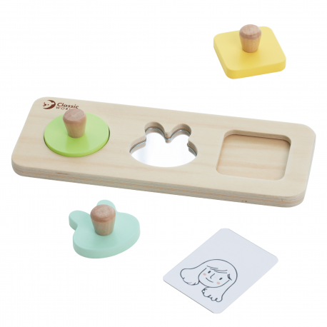 CLASSIC WORLD pastel educatieve box voor kinderen van 6 tot 12 maanden