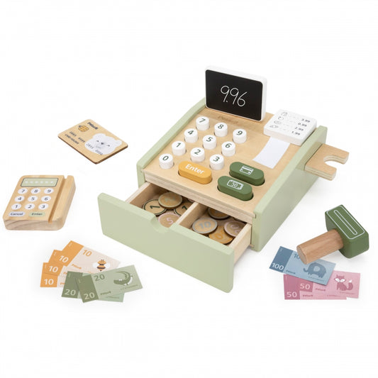 PolarB houten kassa groen