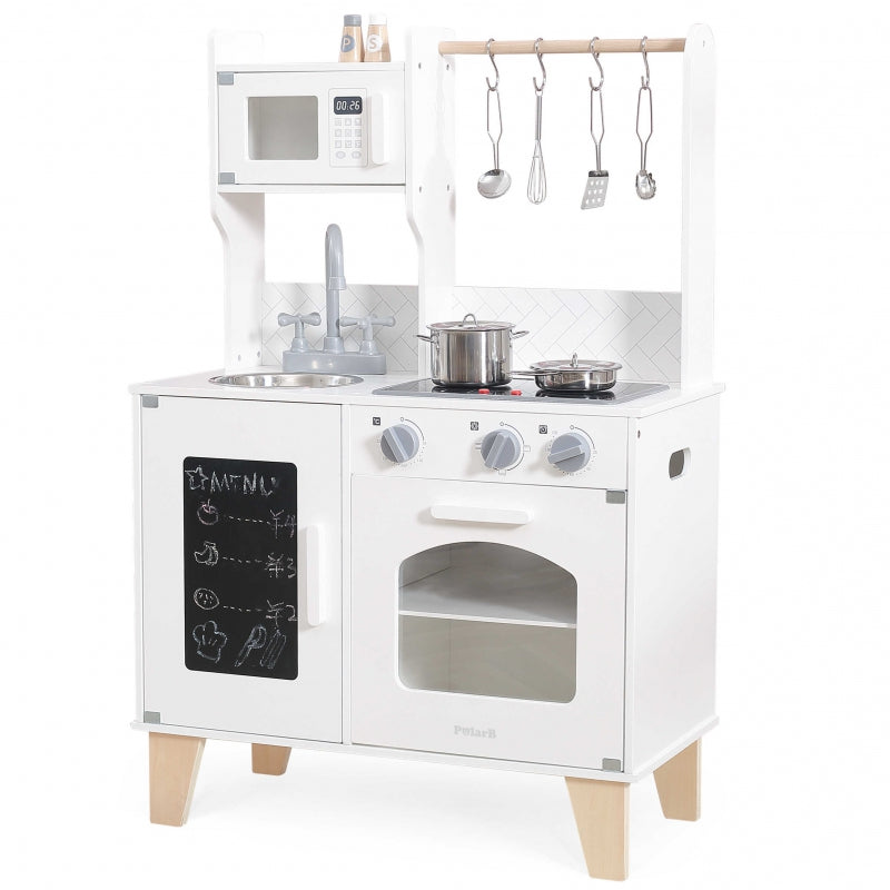 PolarB houten keukentje met geluid + accessoires