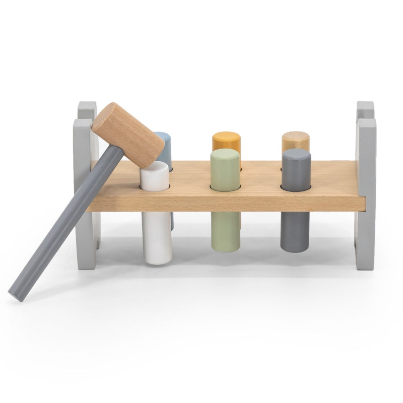 PolarB houten pinguïn montessori hamer