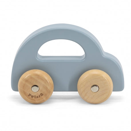 PolarB houten auto blauw