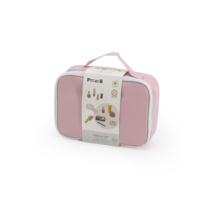 PolarB houten make-upset cosmetische tas