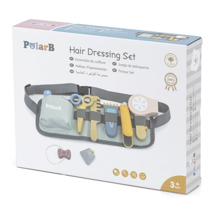 PolarB houten kappersset