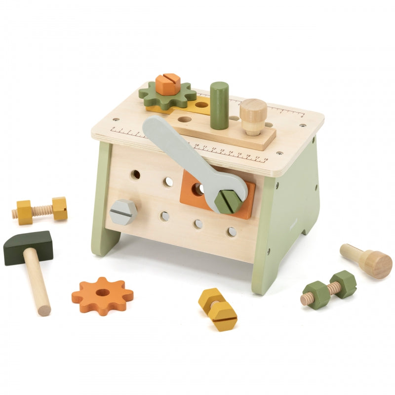 PolarB mini workshop 2-in-1 gereedschapskist en werkbank