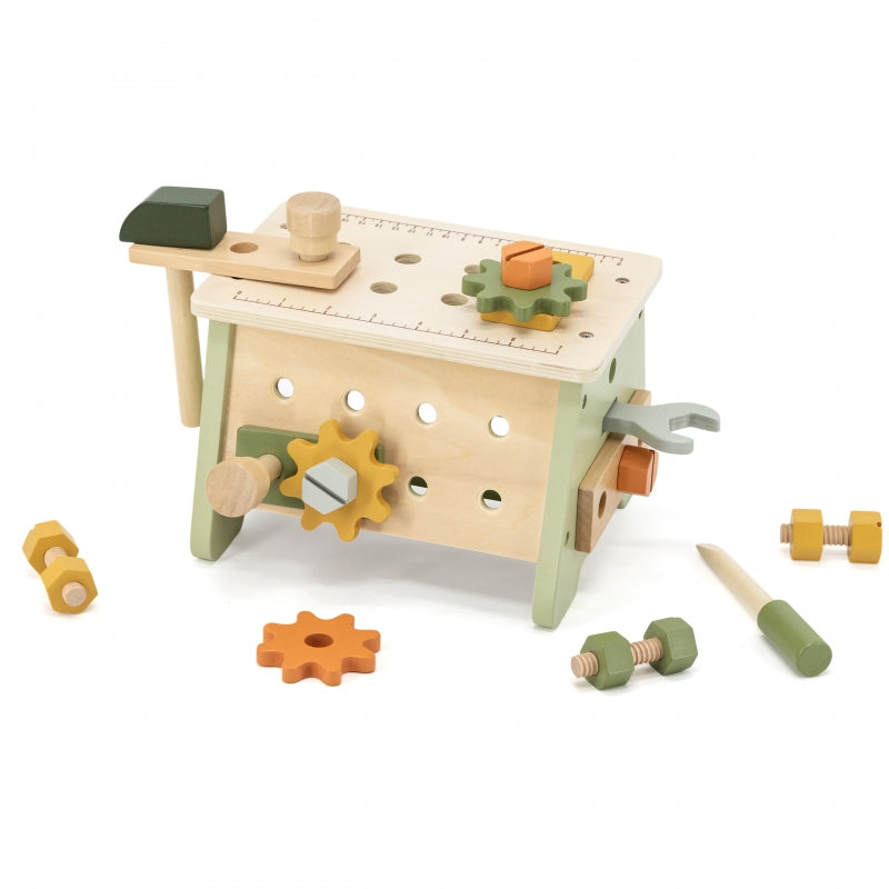 PolarB mini workshop 2-in-1 gereedschapskist en werkbank