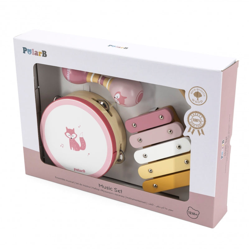 PolarB muziekinstrumentenset roze