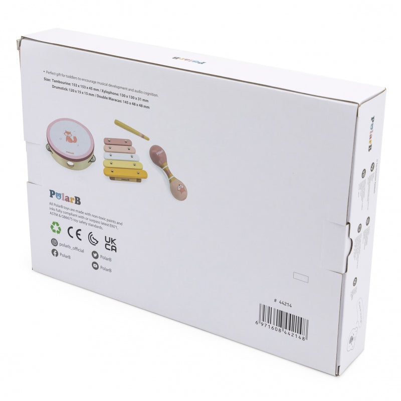 PolarB muziekinstrumentenset roze