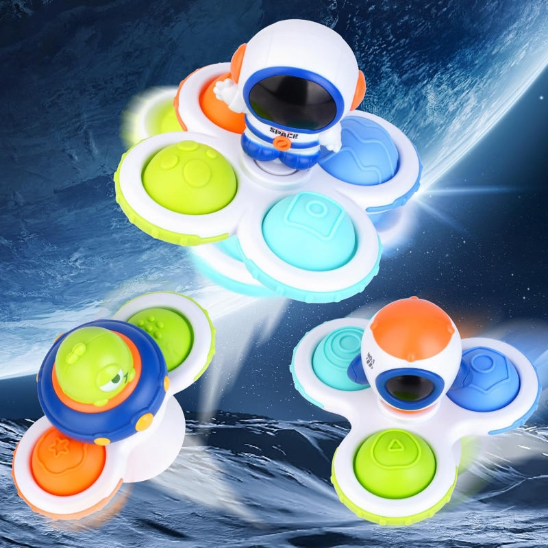 WOOPIE BABY space spinner pop-it sensorisch speelgoed verwisselbaar 3 st.