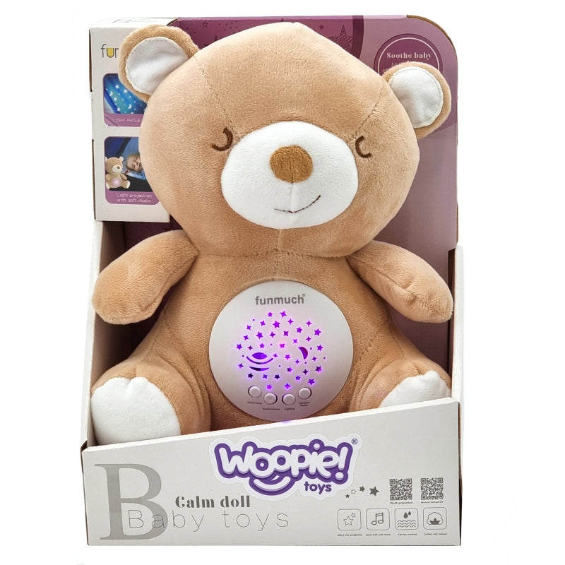 WOOPIE BABY 2-in-1 teddybeer slaapprojector - 10 slaapliedjes