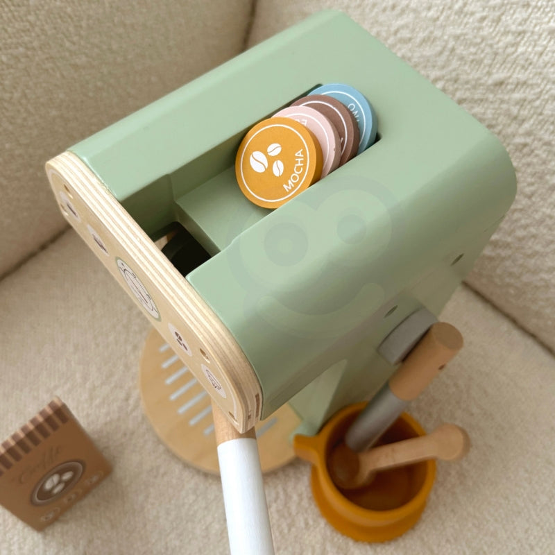 WOOPIE GREEN barista houten koffiezetapparaat 25 stuks