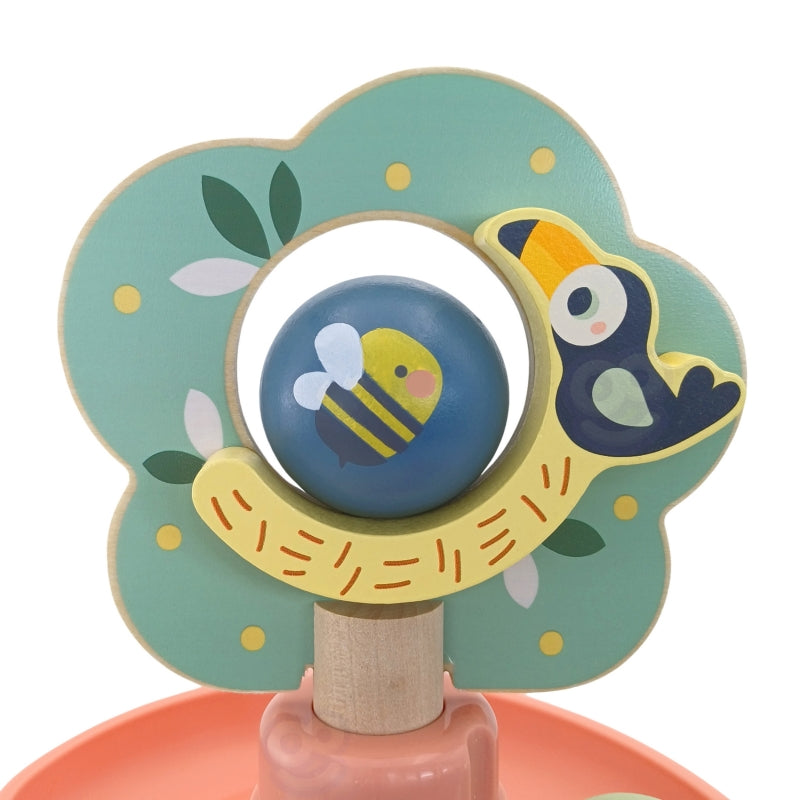 WOOPIE GREEN houten ballenbaan sensorisch educatief