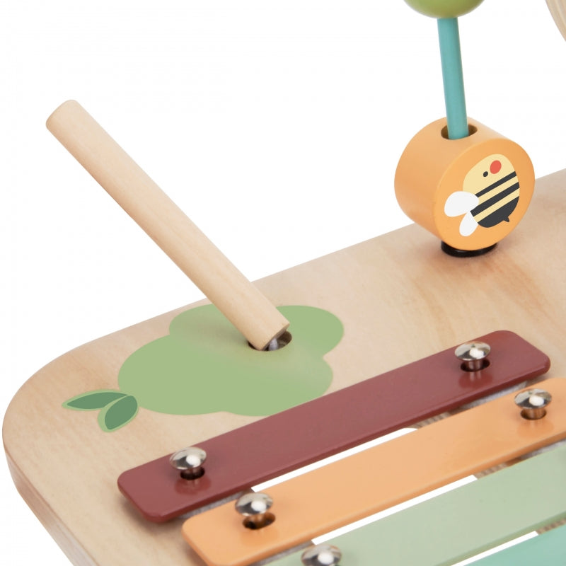 WOOPIE GREEN houten educatieve tafel muzikaal sensorisch doolhof 5-in-1