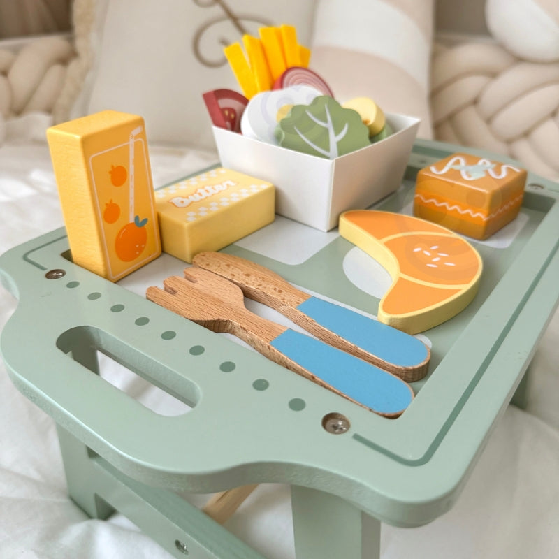 WOOPIE GREEN ontbijtset en restaurant - bestelspel met dienblad en accessoires