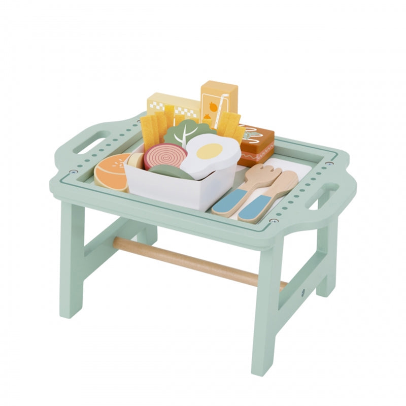 WOOPIE GREEN ontbijtset en restaurant - bestelspel met dienblad en accessoires