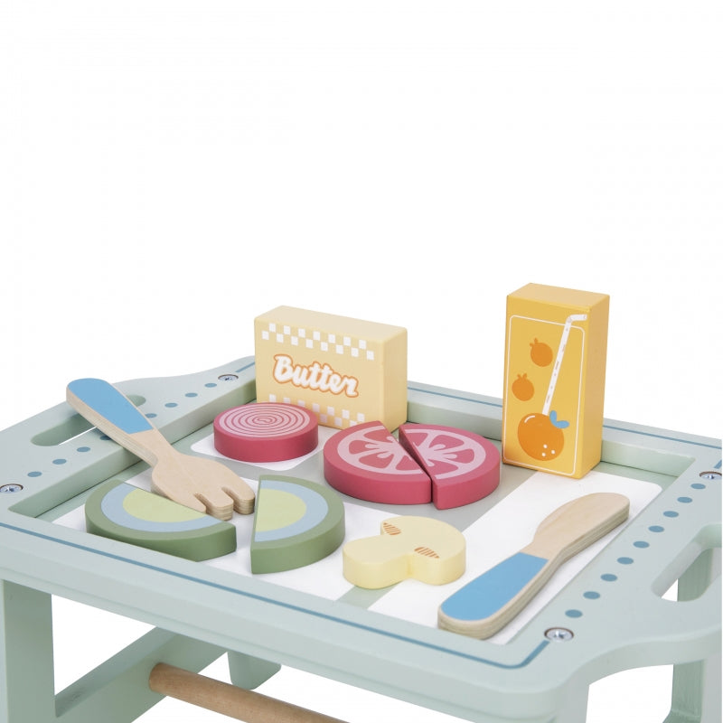 WOOPIE GREEN ontbijtset en restaurant - bestelspel met dienblad en accessoires